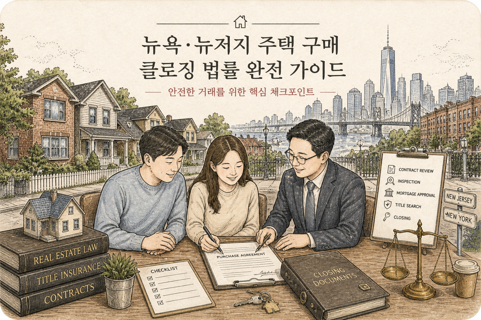 뉴욕·뉴저지 주택 구매 클로징 법률 완전 가이드: 안전한 거래를 위한 핵심 체크포인트