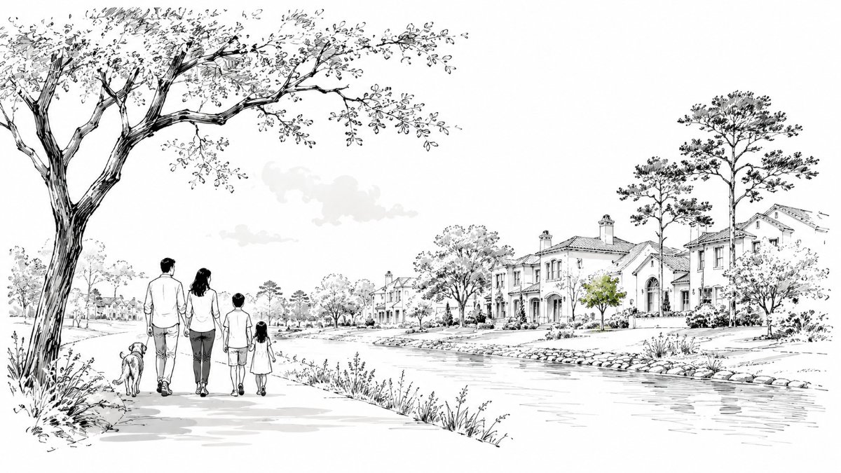 The Woodlands, TX — 숲과 워터웨이가 감싼 휴스턴 북부의 명품 계획도시, Conroe ISD가 끌어당기는 우리 커뮤니티의 정착지