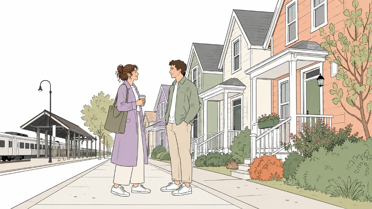 2026년 8월 Middlesex County 시세 — Metuchen $696K·Plainsboro $671K·Edison $648K·Old Bridge $645K·Woodbridge $493K, 21일이면 계약되는 NJ 중부 통근 벨트