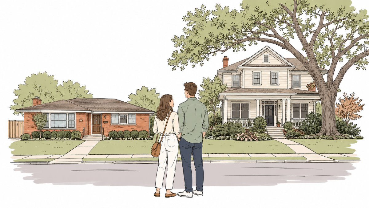 2026년 8월 Dallas 시내 ZIP 시세 — 75214 $848K·75218 $559K·75208 $425K·75228 $280K·75217 $191K·75216 $171K, 한 도시 안에서 갈라진 두 개의 시장
