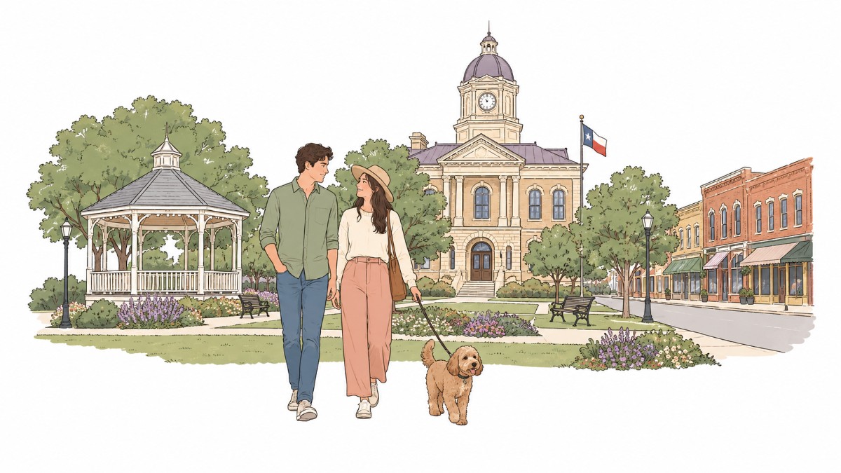 Denton, TX — A-train 한 번으로 캐롤튼 코리아타운까지, UNT·TWU 대학 도시의 30만 달러대 정착지