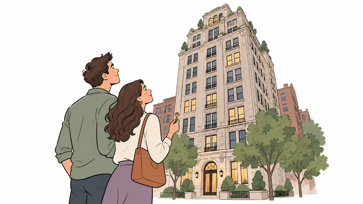 2026년 3분기 Manhattan 시세 — 중간가 $1.25M(+4%)인데 Resale Condo $1.65M은 사상 최고, Co-op $875K는 제자리: 모기지 7.32%에서 월 원리금 $4,809~$12,365